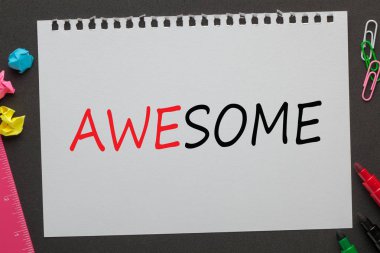 Word Awesome Concept