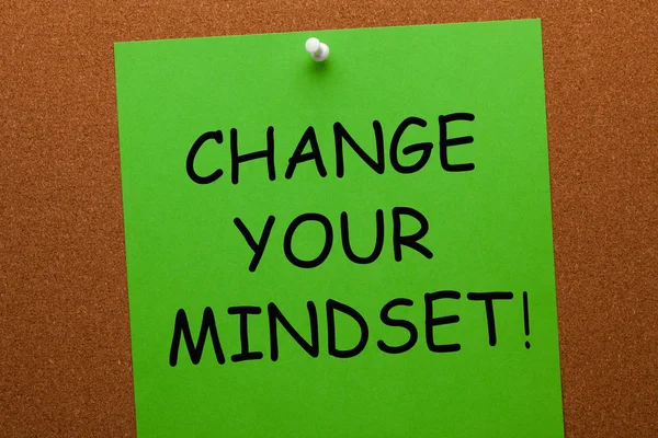 Mudar sua mentalidade — Fotografia de Stock