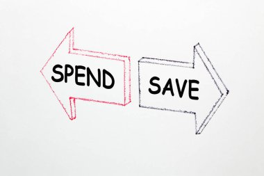 Karşı oklar üzerinde harcama Kaydet