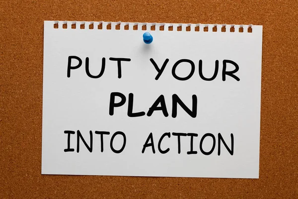 Mettre votre plan en action — Photo