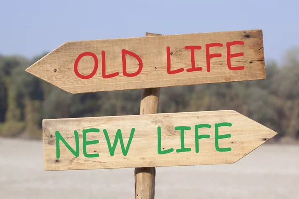 Oud leven en nieuw leven — Stockfoto