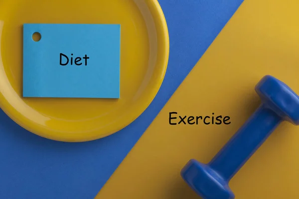 Concepto de dieta de ejercicio — Foto de Stock
