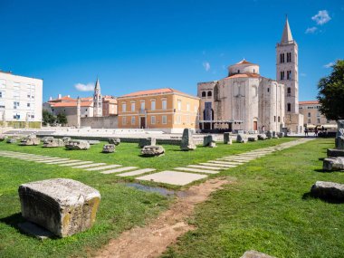 Zadar katedral meydanı, Hırvatistan