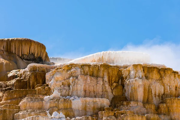 Mammoth Hot Springs, Yellowstone National Park — Stock Photo, Image