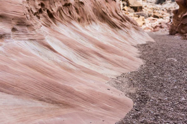 Formación Rocas Anaranjadas Rojas Cañón Little Wild Horse Canyon Utah — Foto de Stock