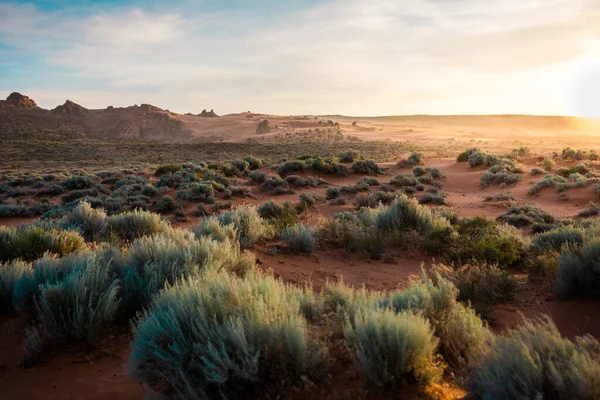 Utah, Sand Hollow Eyalet Parkı 'nda günbatımı