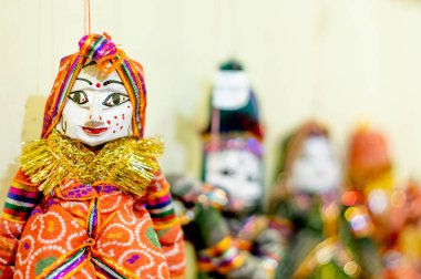 Geleneksel rajasthani kuklaları.