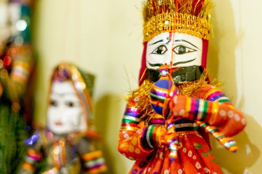 Geleneksel rajasthani kuklaları.