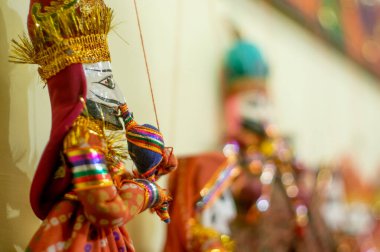 Geleneksel rajasthani kuklaları.