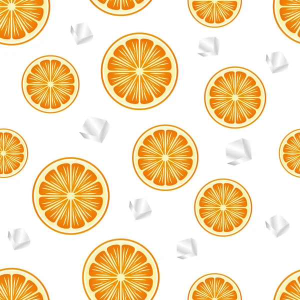 turuncu ve buz desenlerinin vektör görüntüsü