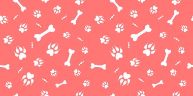 Bir köpeğin ve kemiğin vektör görüntüsü, şeker