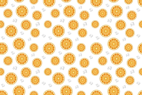 turuncu ve buz desenlerinin vektör görüntüsü