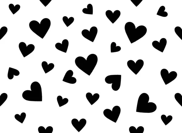Dekorasyon için komik kalplerin vektör deseni