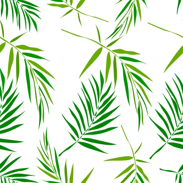 Patrón de palma tropical — Vector de stock