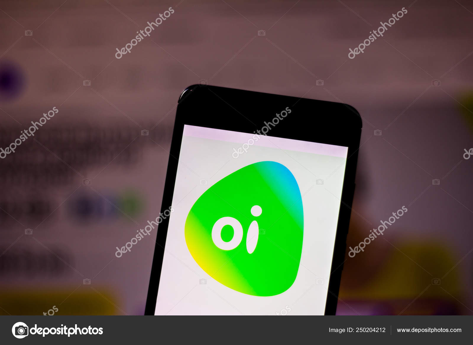 Brazil March 2019 Operator Logo Screen Mobile Device Stock