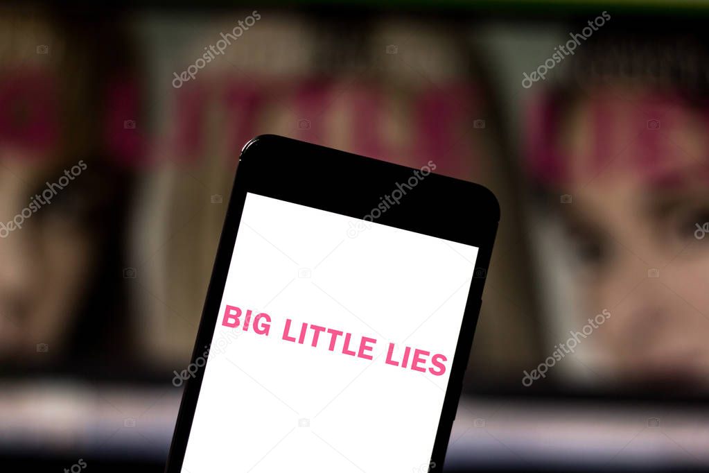 May 31, 2019, Brazil. In this photo illustration the Big Little Lies logo is displayed on a smartphone.
