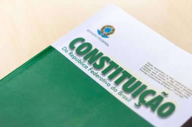 1 Temmuz 2019, Brezilya. Brezilya Federatif Cumhuriyeti Anayasası. Anayasa Brezilya'nın temel ve yüce kanunudur