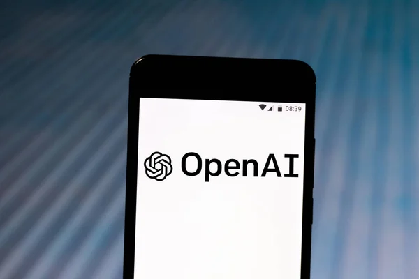 22 de julio de 2019, Brasil. En esta ilustración fotográfica el logotipo de OpenAI se muestra en un teléfono inteligente — Foto de Stock