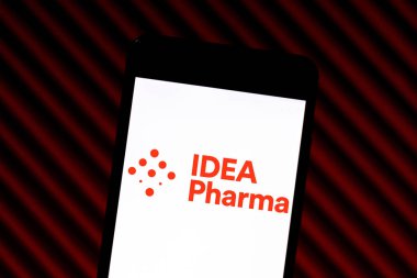 2 Ağustos 2019, Brezilya. Bu fotoğraf illüstrasyonda Idea Pharma logosu bir akıllı telefonda görüntülenir