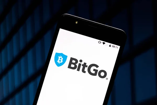 9. August 2019, Brasilien. in dieser Foto-Illustration wird das Bitgo-Logo auf einem Smartphone angezeigt — Stockfoto