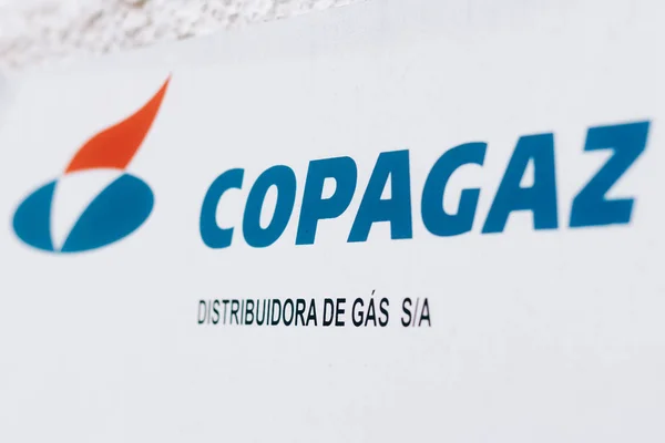 21 вересня 2019 року Бразилія - Logo of Copagaz liquefied oil gas (Lpg) distributor — стокове фото