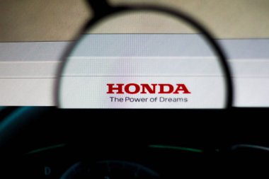 25 Eylül 2019, Brezilya. Bu resimde Honda Motor Company web sitesinin ana sayfası bilgisayar ekranında görüntülenmektedir.