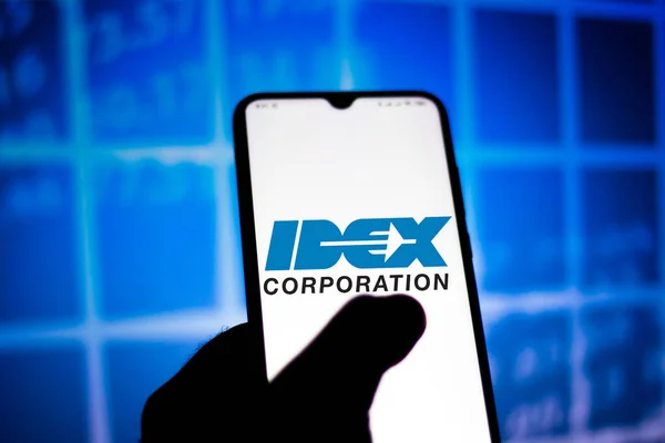 Junio 2020 Brasil Esta Ilustración Fotográfica Muestra Logotipo Idex Corporation —  Fotos de Stock