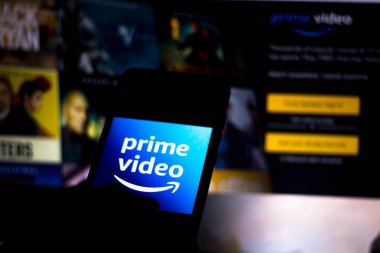 19 Haziran 2020, Brezilya. Bu resimde Amazon Prime Video logosu akıllı bir telefondan gösteriliyor.
