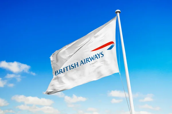 Juli 2020 Brasilien Detta Foto Illustration British Airways Logotyp Visas — Stockfoto