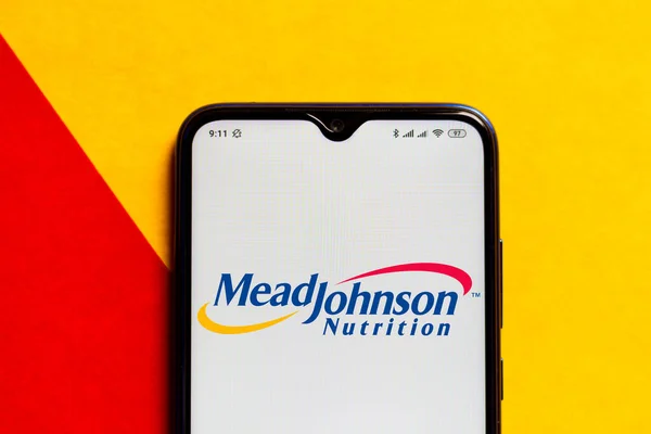 Července 2020 Brazílie Této Fotografii Logo Společnosti Mead Johnson Company — Stock fotografie