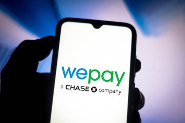 26 Temmuz 2020, Brezilya. Bu resimde WePay logosu akıllı telefondan gösteriliyor.