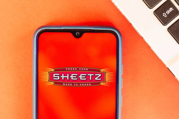 Agosto 2020 Brasile Questa Foto Illustrazione Logo Sheetz Visualizzato Uno — Foto Stock