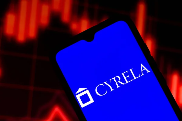 September 2020 Brazilië Deze Foto Illustratie Het Cyrela Logo Zien — Stockfoto