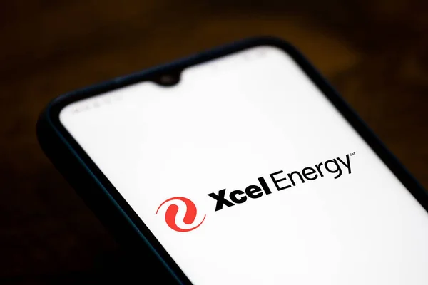 Setembro 2020 Brasil Nesta Foto Ilustração Logotipo Xcel Energy Visto — Fotografia de Stock