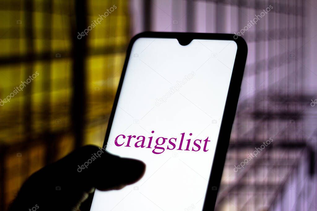 September 7, 2020, Brazil. In this photo illustration the Craigslist logo seen displayed on a smartphone