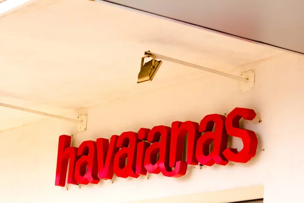 September 2020 Brasilien Logoet Havaianas Sine Butikker Dourados Mato Grosso - Stock-foto