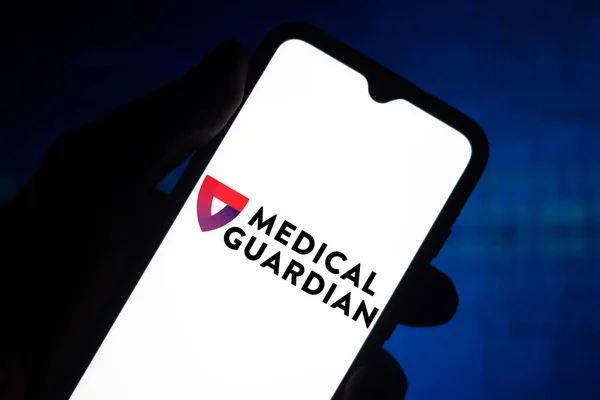 Září 2020 Brazílie Této Fotografii Ilustrace Logo Medical Guardian Zobrazeno — Stock fotografie