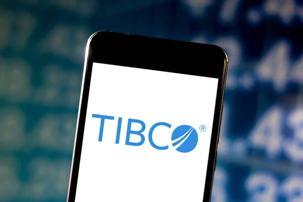 Septiembre 2020 Brasil Esta Foto Ilustración Del Logotipo Tibco Software — Foto de Stock