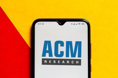 30 Eylül 2020, Brezilya. Bu resimde ACM Araştırma logosu bir akıllı telefonda görüntülendi