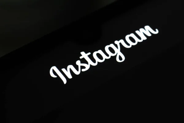 Października 2020 Brazylia Tej Ilustracji Zdjęcie Logo Instagram Wyświetlane Smartfonie — Zdjęcie stockowe