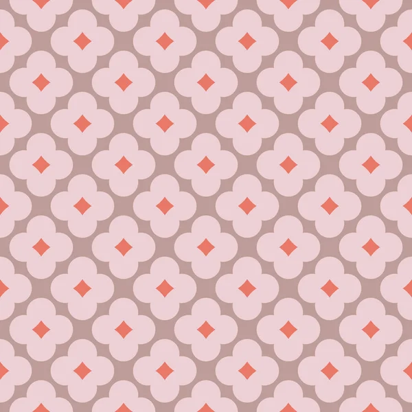 Kusursuz geometrik desen, kırmızı, soluk kahverengi ve pembe renkli moda tasarımı..