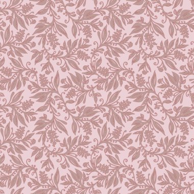 Çiçeksiz desenli, yapraklı, dutlu kırmızı, taupe ve pembe renkli.