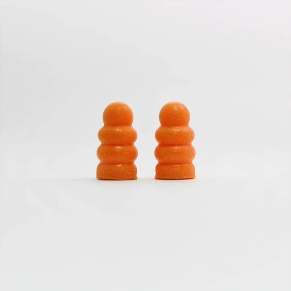 Ear Plugs Orange Color — Stock Photo, Image