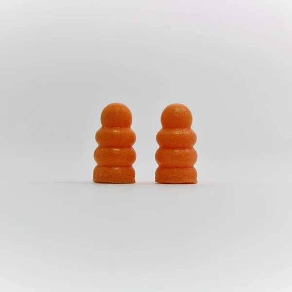 耳栓オレンジ色 — ストック写真
