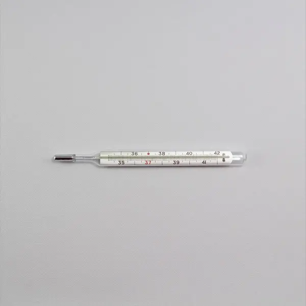 Termómetro Foi Concebido Para Medir Temperatura Corporal — Fotografia de Stock