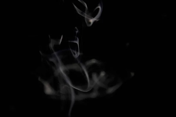 Димові Сигарети Чорному Тлі — стокове фото
