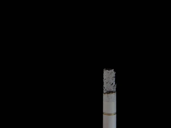 Smoke Cigarettes Black Background — Stock Photo, Image