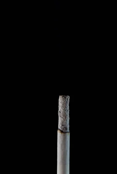 Fumo Sigarette Sfondo Nero — Foto Stock