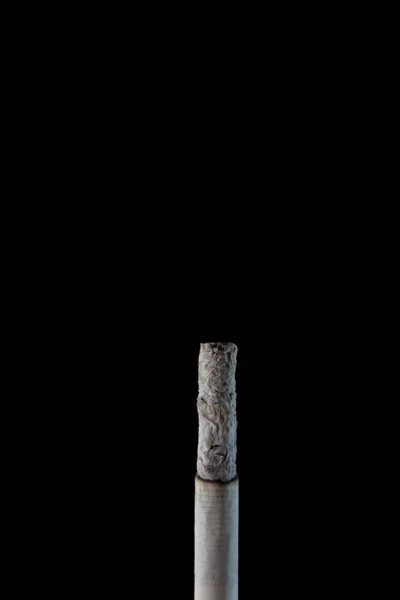 Fumée Cigarettes Sur Fond Noir — Photo