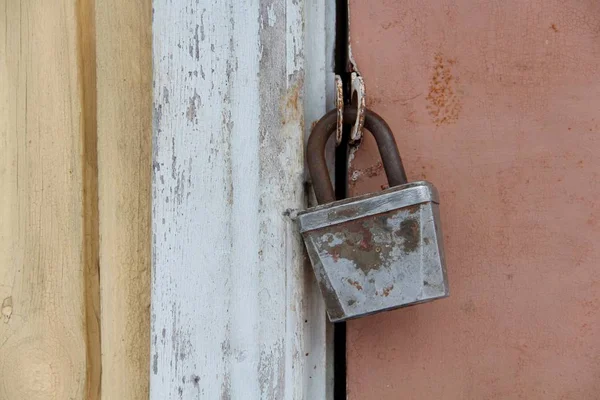 Grote Metalen Oude Sluis — Stockfoto